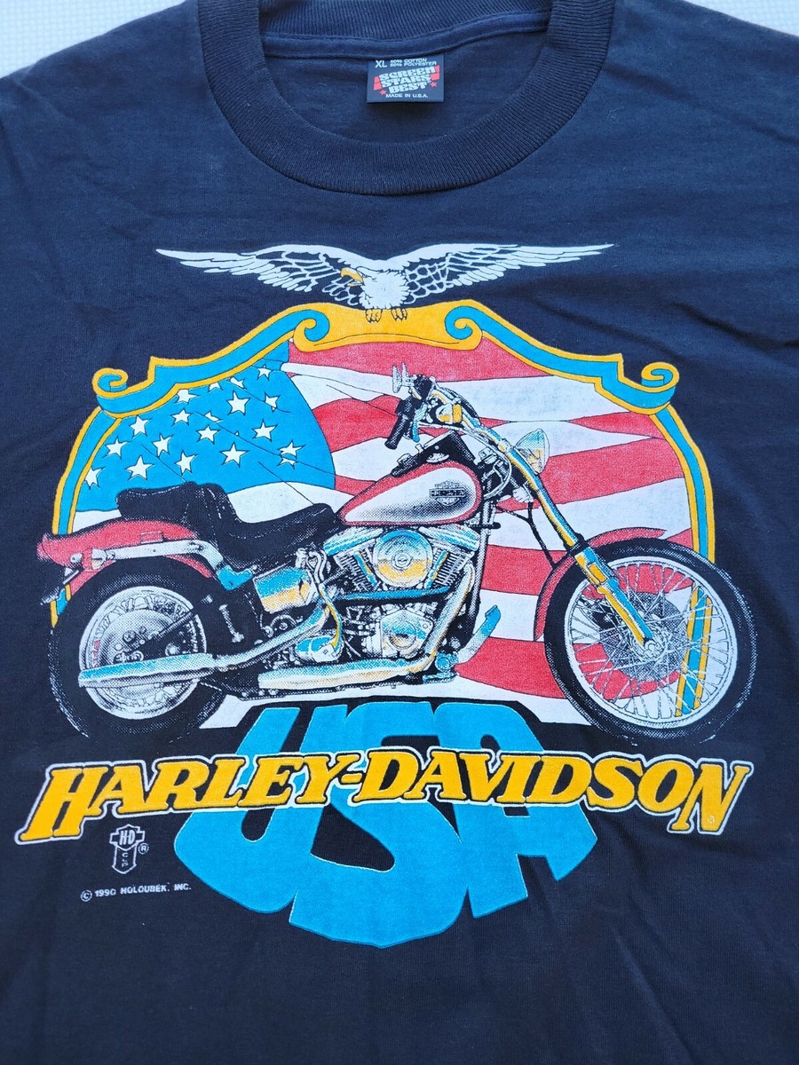 Vintage Harley-Davidson Screen Stars T Shirt XL | eBay