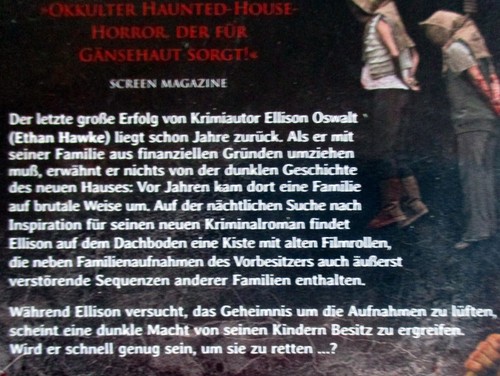 DVD SINISTER Wenn du ihn siehst, bist du schon Verloren - Bild 3 von 3