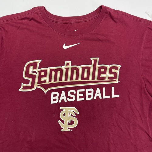 Nike Florida State Seminolen Baseball Shirt Damen Large Kurzarm NCAA 20x27 - Bild 3 von 5