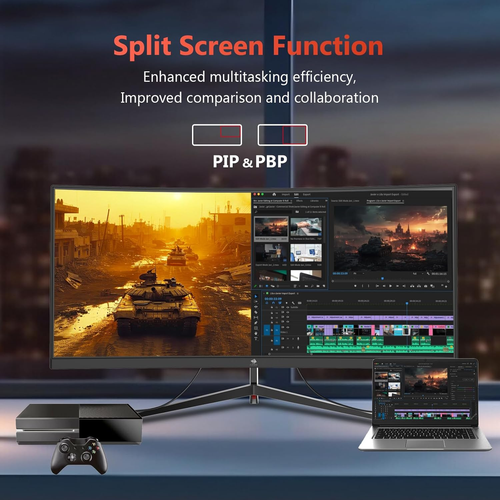 Z-Edge 30 Inch Ultrawide Curved Gaming Monitor 200Hz(Dp) 165Hz(Hdmi), UWHD (2560 - Picture 4 of 12