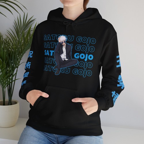 Gojo Satoru Hoodie Jujutsu Kaisen Anime Kleidung Cosplay Manga Japan Sweatshirt - Bild 1 von 14