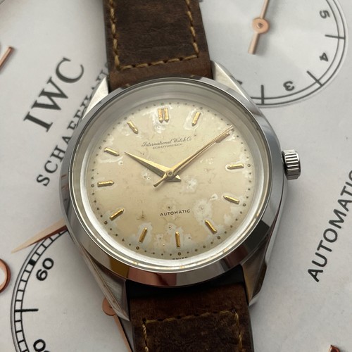 IWC VINTAGE AUTOMATIKWERK C 853 IM NEUEN 41mmS / STAHLGEHÄUSE MIT SAPHIRGLAS - Bild 8 von 18