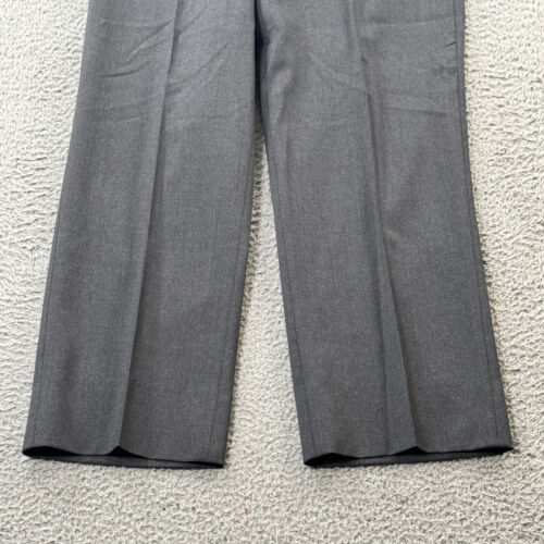 Brooks Brothers 1818 Madison Fit Pants 30X30 Gray Reda Flexo Merino Wool Italy - Picture 3 of 13
