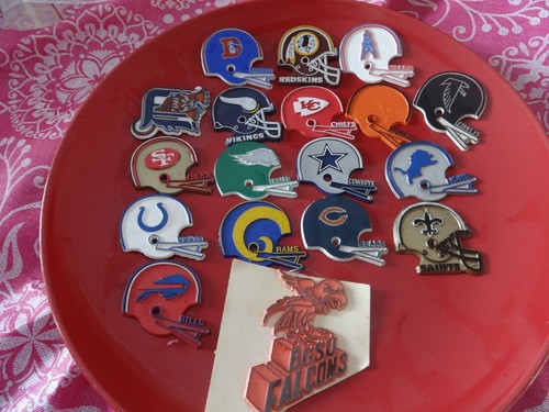 magneti Buffalo Bills casco magnete vintage datato casco un solo pezzo - Foto 3 di 3