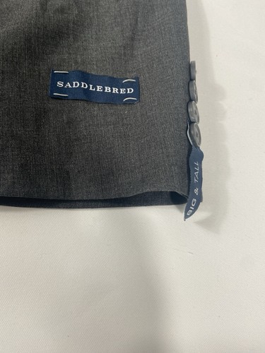Sattelblutblazer 52L anthrazit Neu mit Etikett grau 2 Knöpfe faltenbeständige Dehnung - Bild 4 von 17