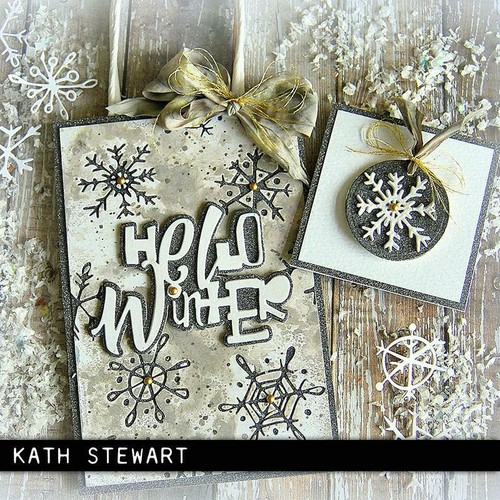 Sizzix Thinlits Stanzenset - Scribbly Snowflakes, 665582 von: Tim Holtz - Bild 5 von 9