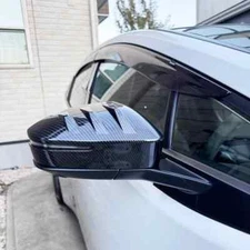 For Toyota Prius 2023 2024 2025 Carbon Fiber Side Rearview Mirror Cover Trim