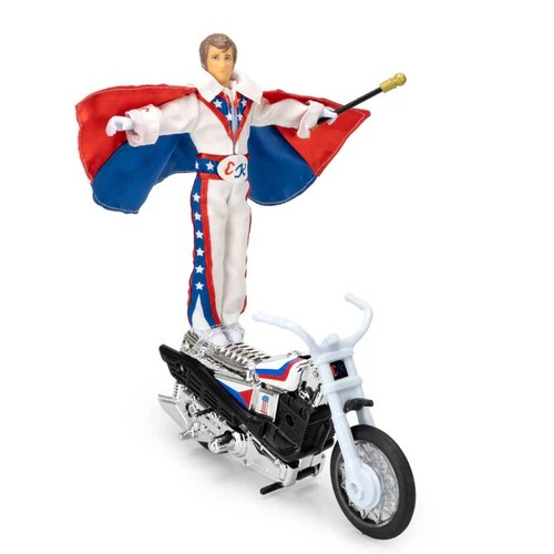 Evel Knievel Deluxe Silver High Jumper Stunt Cycle Limited Edition - Picture 5 of 12