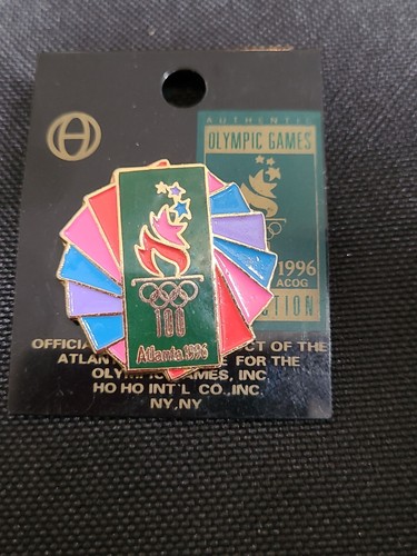 Atlanta 1996 Olympic Games Pin With Original Card NEW - Picture 4 of 11