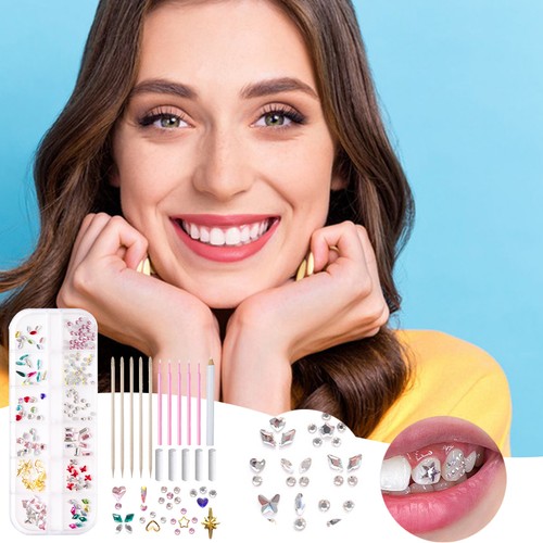 Tooth Gem Kit Tooth Jewelry Kit DIY Fashionable Tooth Ornaments Artif For Women - Picture 9 of 12