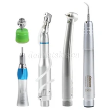 Dental Fiber LED Optic Handpiece/Rotor/Air Scaler/Low Speed Handpiece 2Holes YBB