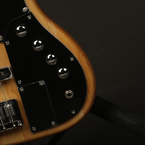 Solid Body Natural Jazz Electric Bass 5 Strings Maple Neck Ash Body USA Shipping - Picture 3 of 10