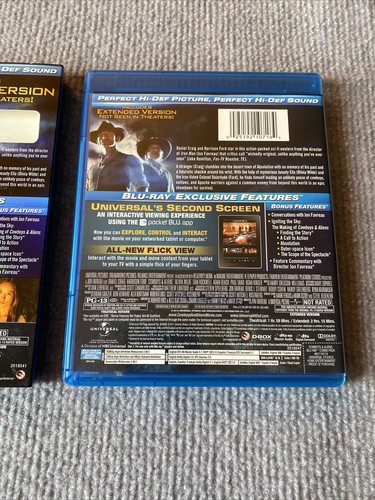 Cowboys & Aliens Blu-ray+DVD+ Daniel Craig Harrison Ford Free Shipping D6 - Bild 5 von 10