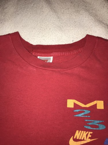 VINTAGE 90s NIKE MICHAEL JORDAN MJ 23 RED T SHIRT YOUTH XL 18-20 - Bild 8 von 12