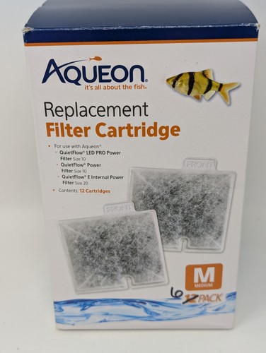 Fish Aquarium Filters Cartridges Medium Aqueon Replacement 6 Pack  #100106418 - Picture 6 of 8