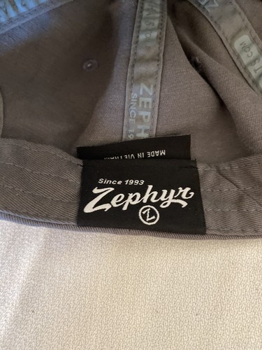 ZEPHYR Texas Tech Red Raiders Dark Gray Hat Cap Adjustable Cotton 6 Panel - Picture 5 of 6