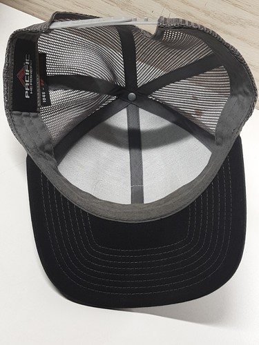 Ynot Lifestyle Brand The AMERICAN RANCHER Trucker Hat "Eat More Beef" Black/grey - Picture 6 of 7