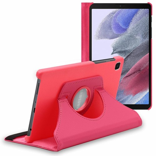 Coque Samsung Galaxy Tab A7 Lite 8.7 T220 T225 Housse Etui Rotatif PU Cuir, Rose - Zdjęcie 1 z 5