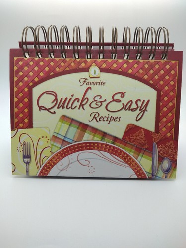 Standing Flip Cookbook: Favorite Quick & Easy Recipes Brownlow Gifts - Picture 6 of 11