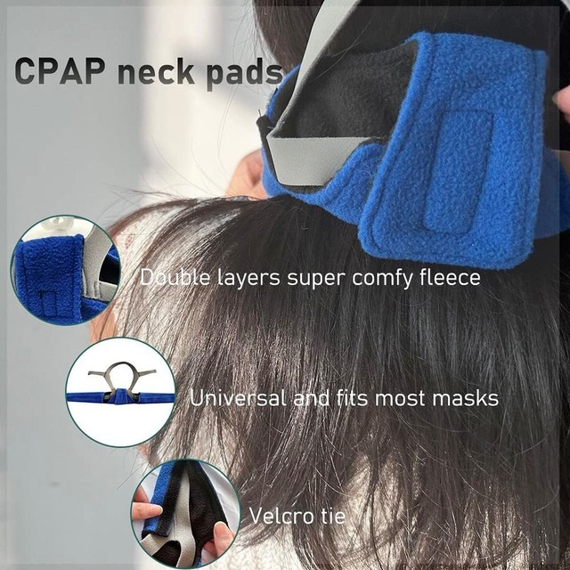 Soft-Fleece CPAP Neck Pad Durable Mask Cover Headgear Straps for Resmed Airfit Soft-Fleece CPAP Neck Pad Durable Mask Cover Headgear Straps for Resmed Airfit