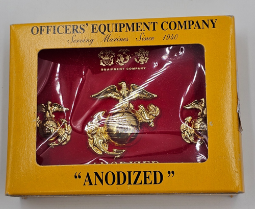 USMC PIN/BUTTON LOT "ANODIZED" NEW/OLD STOCK - Picture 7 of 8