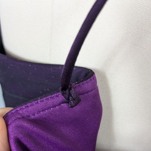 Vintage Betsy Adam Prom Dress Maxi Gown 22W Purple Ombre Fairy Goth Y2K Grunge - Picture 14 of 15