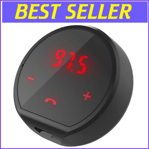 Portable CK310 Bluetooth FM Transmitter - 7 Hour Rechargeable Hands-Free Kit