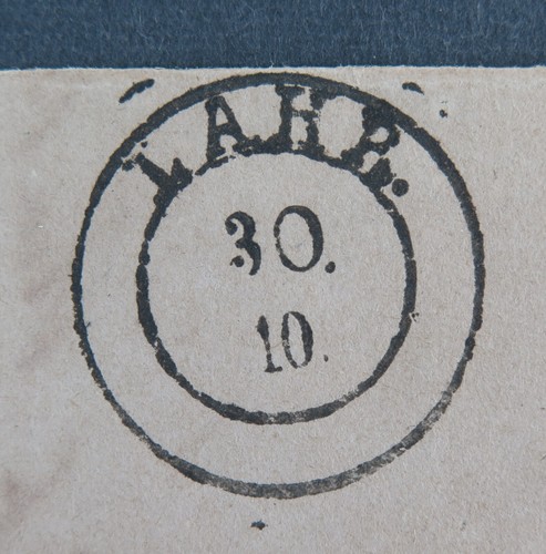 Vorphila German Postal History Lahr to Illenau 1859 TPO - Picture 7 of 7