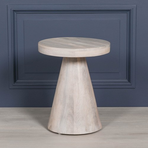 Modern Blanche Mango Wooden Nesting Occasional Side Tables Set - Picture 13 of 15