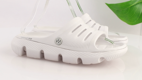 Cole Haan Womens 4.Zerogrand All Day Slide Sandal Size 8 White Platform Shoe - Video 1 of 1