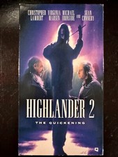 Highlander 2: The Quickening (VHS, 1997) Sean Connery, Christopher Lambert,