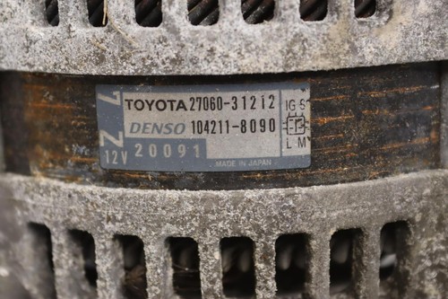 2013-2015 LEXUS GS350 3.5L ENGINE ALTERNATOR GENERATOR DENSO OEM - Picture 2 of 4