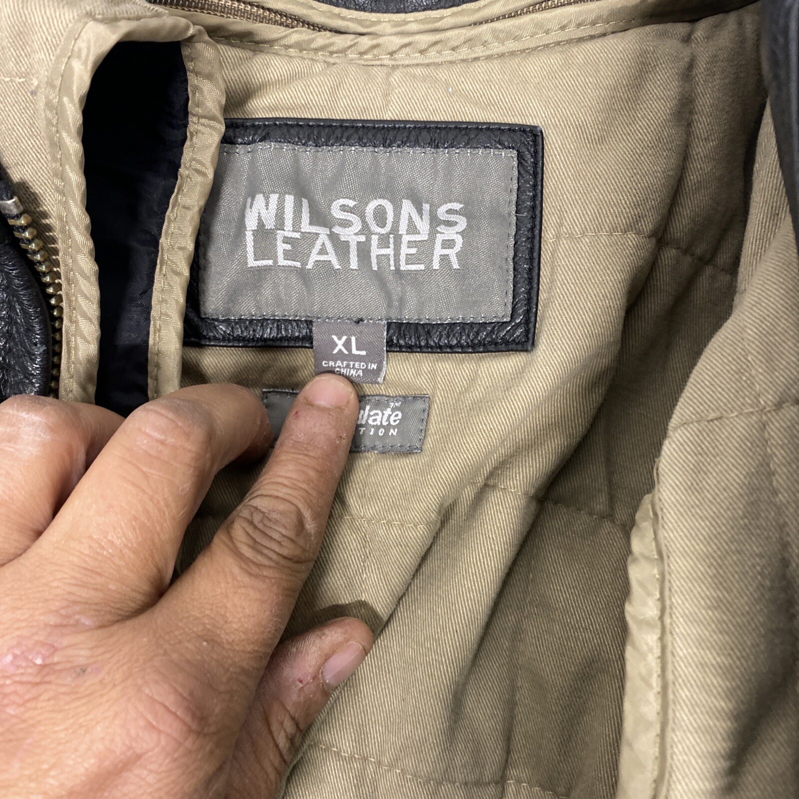 Wilson Leathers 3M Thinsulate Insulation Leather … - image 3