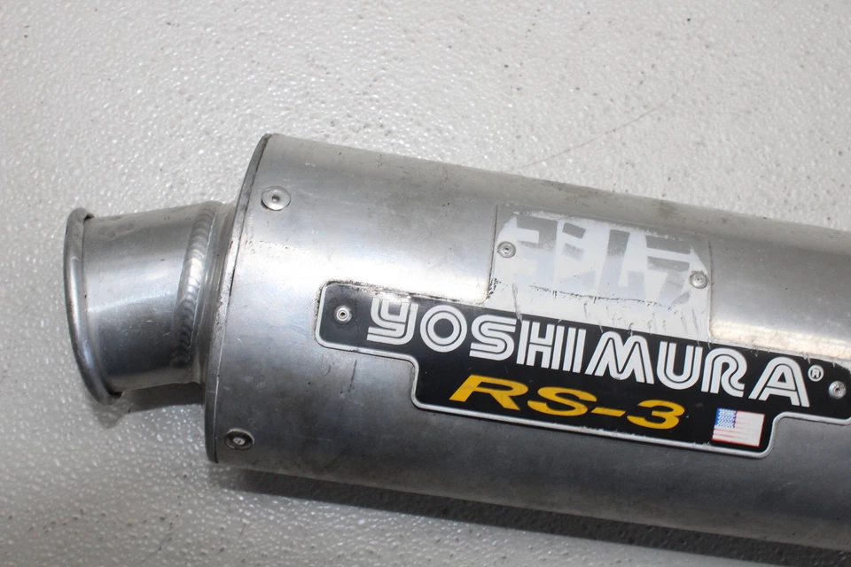 93-98 SUZUKI GSXR1100W GSX-R1100W YOSHIMURA SILENCIADOR DE TUBO DE ESCAPE DIREITO SLIP ON - Imagem 2 de 4