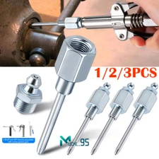 Grease Gun Accessory Kit Greaser Coupler Adapter Grease Needle Tips Dispenser US