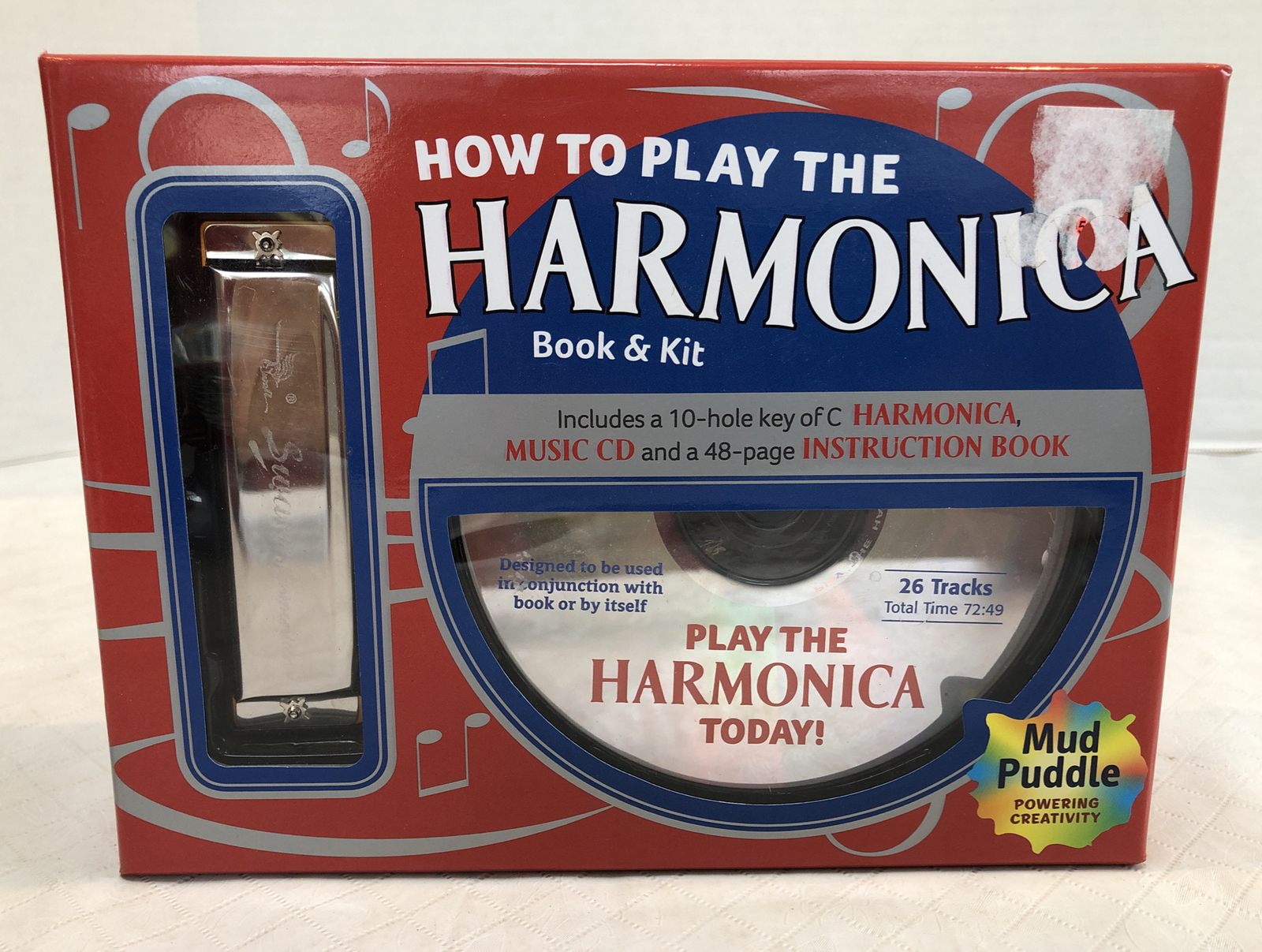 Learn How To Play The Harmonica CD Book & Harmonica Kit David Harp