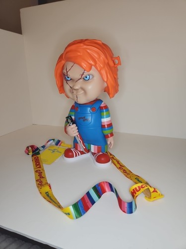 Universal Horror Nächte Kinderspiel Chucky Popcorn Eimer BRANDNEU - Bild 4 von 9
