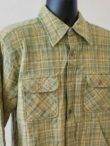 Vintage 70er 80er JCPENNEY Wollmischung Feldarbeitshemd ~ kariert ~ Herren Gr. XL - Bild 5 von 10