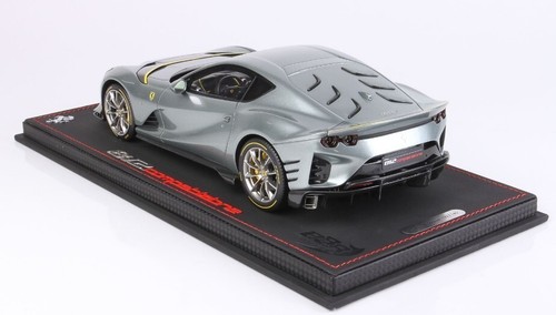 Modellauto BBR Ferrari 812 Competizione 2021 grigio COBURN P18207A2 1:18 Neu OVP - Picture 3 of 7