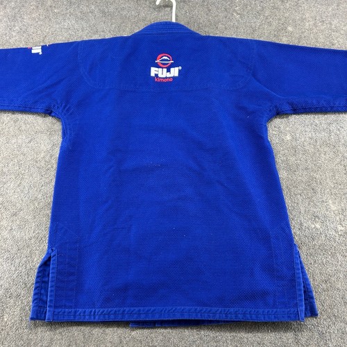 Fuji Gi Mens A2L Blue Jiu Jitsu MMA Kimono Top Cotton BJJ Martial Arts Combat - Picture 8 of 11