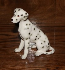 Porcelain Dalmation Dog Figurine Made in Japan 4.5" x 3.5"