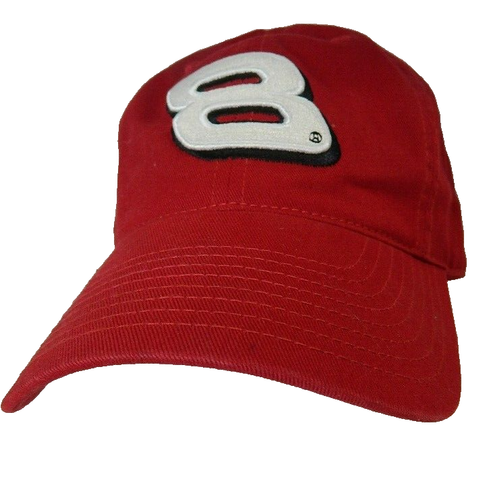 Sombrero Nascar Chase Authentics Dale Earnhart Jr #8 Rojo OSFM Gancho y Lazo Ajustables - Imagen 3 de 12