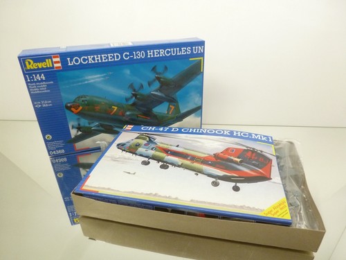 3X REVELL C-130+CH-47D CHINOOK+HELICOPTER -UNBUILT KITS- 1:72/144 - GOOD IN BOX - Imagen 9 de 9