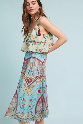 Eros Kerchief Dress By Hemant & Nandita Floral Size L