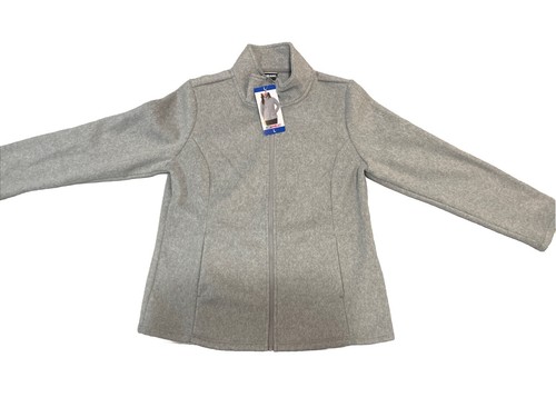 32 Degrees Ladies' Brushed Faux Wool Jacket, Gray Large - Bild 1 von 6