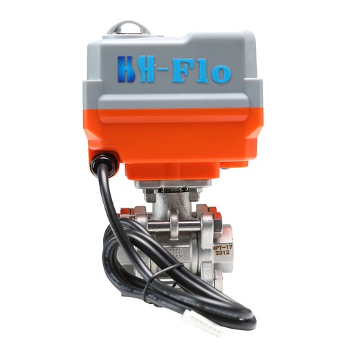 Valvola a sfera elettrica controllo integrale proporzionale 1/2"-2" 0-10V 24V ritorno automatico - Foto 5 di 8