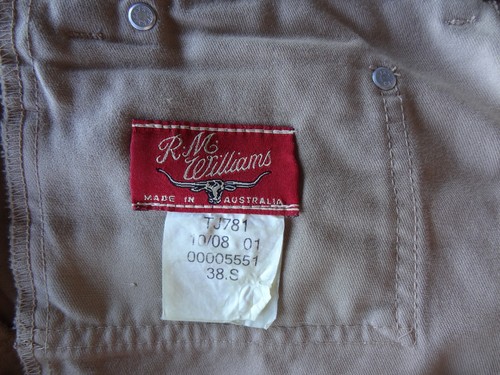 R.M.Williams® Linesman Jeans (Buckskin) - Mens 38S TJ781 - Picture 20 of 21