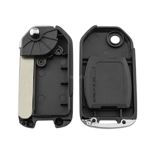 2 llaveros abatibles modificados estuche remoto para Honda Accord Civic CRV ajuste polit - Imagen 3 de 10