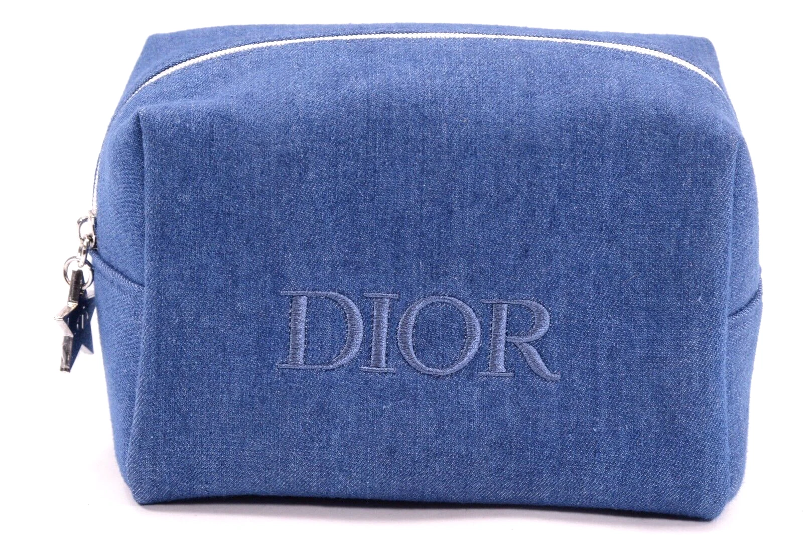 Sac nouveauté Christian Dior vanité denim tissu NEUF broderie Dior