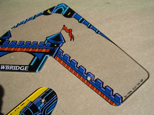 BLACK KNIGHT 2000 WILLIAMS 1989 PLAYFIELD PLASTIC SET NEW LICENSED SEALED - Picture 5 of 9